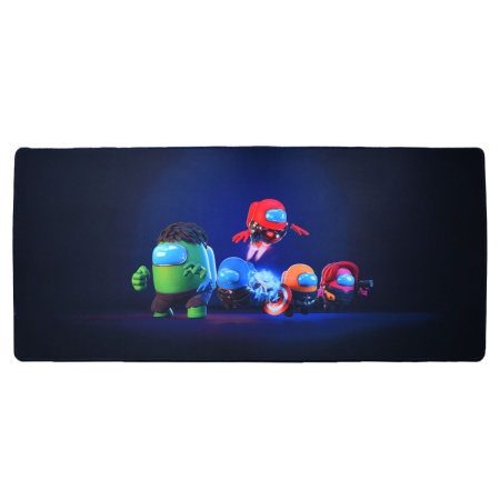 Коврик игровой Amoung Us Avengers, HQ, 90x40x0.3 см