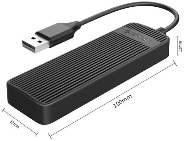 USB 2.0-разветвитель ORICO FL02-BK-BP, 4 порта
