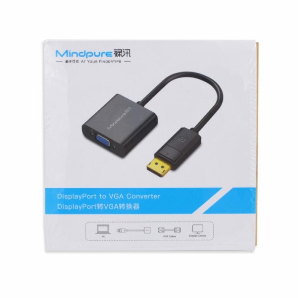 Конвертер DisplayPort M - VGA F, Mindpure AD005, LX10206