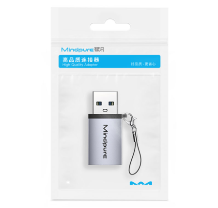 Переходник USB3.2 Gen2 (M)- USB Type-C (F) Mindpure AD055, LX10658