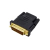 Переходник HDMI F - DVI-I M (24+5), пластик