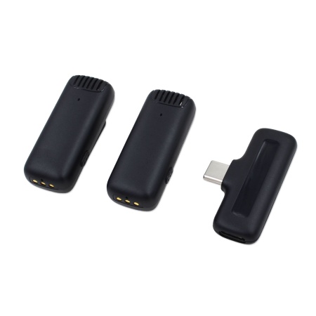 Микрофон беспроводной петличный J13, 2 микрофона, USB TypeC