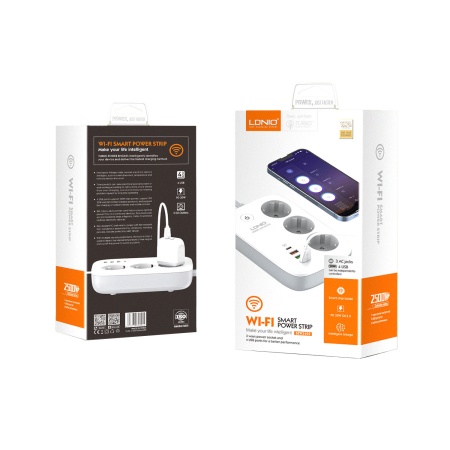 Умный сетевой фильтр LDNIO SEW3452 