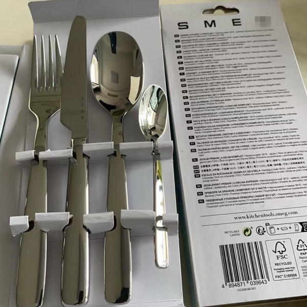 Набор столовый Smeg Dinner Cutlery, 4 предмета