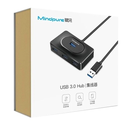 USB 3.0-разветвитель Mindpure LX10563, 4 порта, 1м