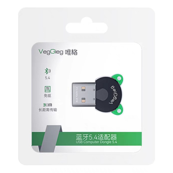 Bluetooth 5.4 адаптер Veggieg V-UB504