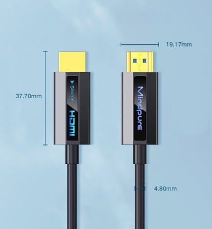 Кабель HDMI M - HDMI M Mindpure HD006, LX10240 оптоволоконный кабель (стандарт 4K), 30м