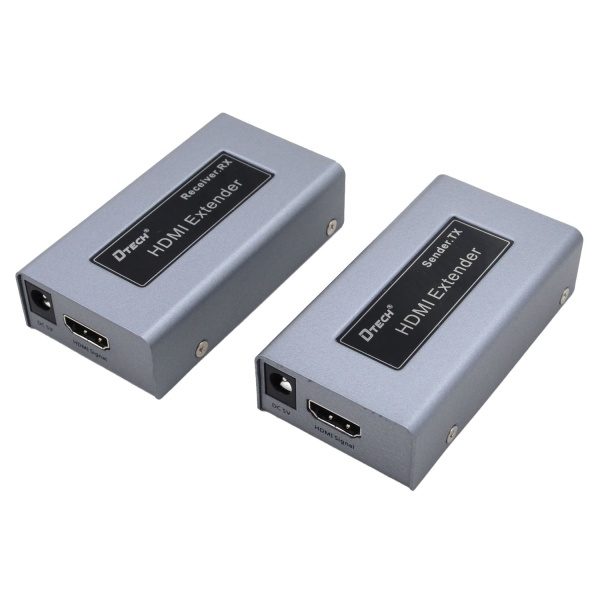 Удлинитель HDMI Dtech DT-7073 v.2, PoC, до 50 м, патч корд