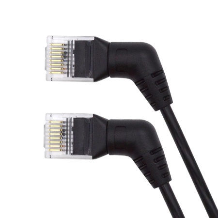 Патчкорд Cat6e "Cable Creation",  тонкий (вращение штекеров 360°), 10G Патчкорд Cat6e "Cable Creation",  тонкий (вращение штекеров 360°), 10G