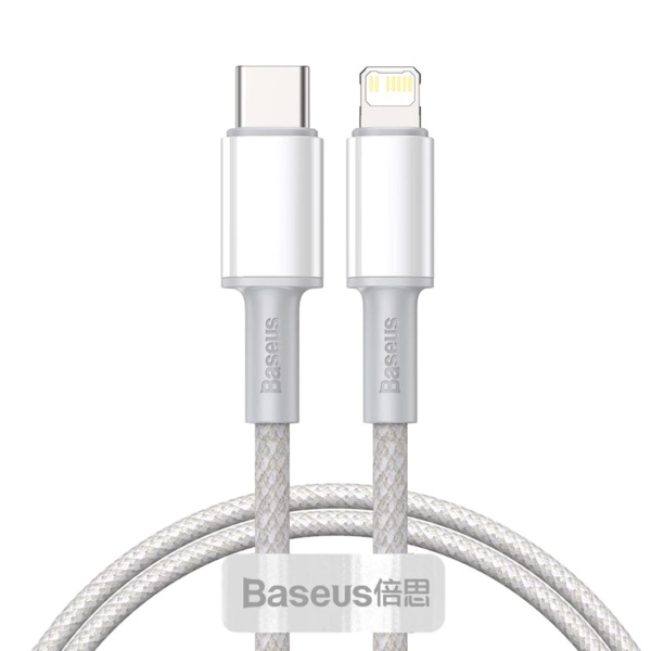 Кабель USB TypeC M - Lighting, Baseus CATLGD-A-series, 2 м, серый