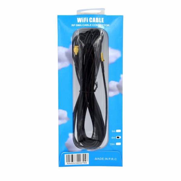 Кабель-удлинитель для антенн Wi-Fi, 6 м