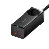 Сетевой фильтр Baseus PowerCombo, 2 USB + 2 USB TypeC, 1 розетка, 100 Вт