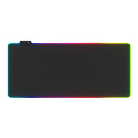 Коврик игровой LED RGB Black, 90x40x0.4 см