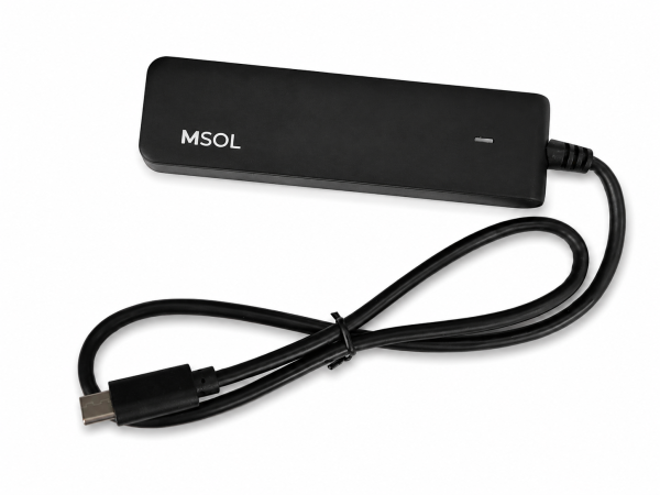 TypeC - USB 3.0-разветвитель MSOL C504, 4-порта, 0.45м