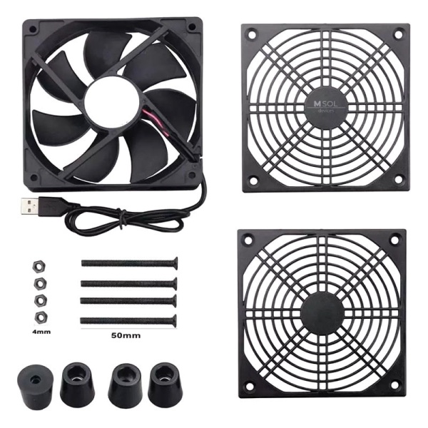 Кулер M Sol 12x12x3.5, для мини ПК, USB