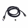 Кабель USB AM - MicroUSB, Magnetic X-Cable
