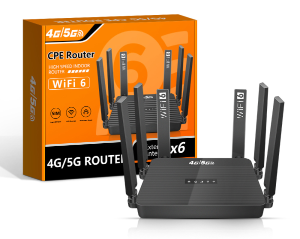 Модем-Роутер 4G LTE WR950-E с СPE-модулем и поддержкой SIM-карт, WiFi6, батарея 5000 мАч