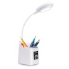 Настольный светильник Industria T21 с информативным дисплеем, белый