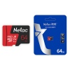 Карта памяти Netac PRO P500 microSD, 64Гб