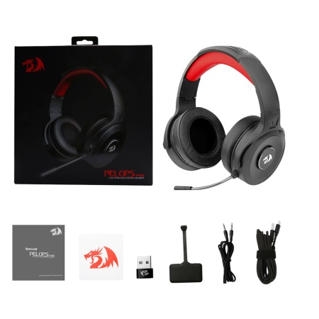 Радиочастотная гарнитура Redragon Pelops PRO 7.1, H818, 2.4Гц