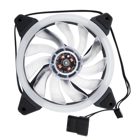 Кулер YaKoo FY-D125 12x12, LED, для корпуса, RGB Fixed four color