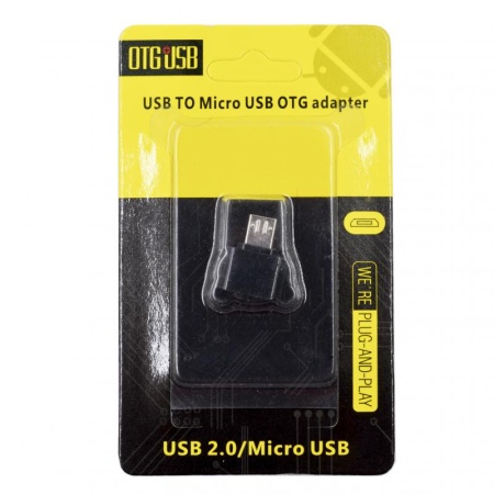 OTG переходник OTG 117E, MicroUSB M - USB AF