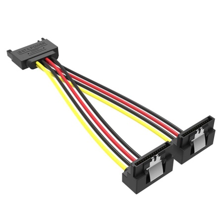 Кабель переходник SATA M - SATA F х2, Vention KDBBB, 15см