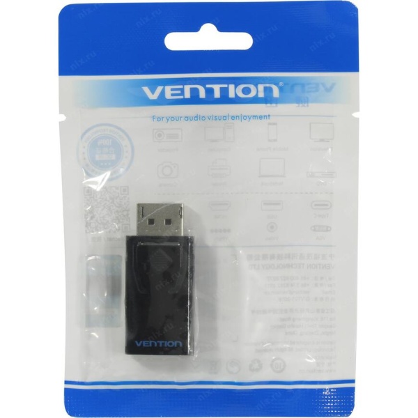Конвертер DisplayPort M - HDMI F, Vention HBKB0