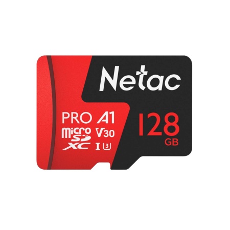 Карта памяти Netac PRO P500 microSD, 128Гб