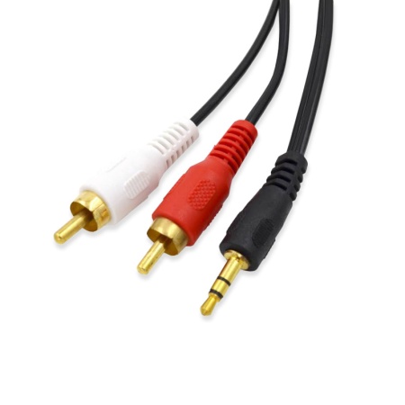 Кабель 3.5 M - 2RCA M, LAN