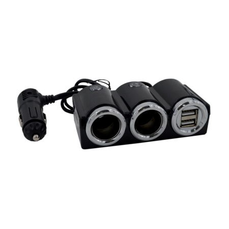 Разветвитель автоприкуривателя Olesson 1502, 2 порта, 2 x USB