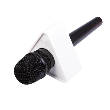 Бренд-призма для нанесения логотипа на микрофон, белый