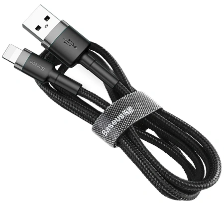 Кабель USB AM - Lighting, Baseus Cafule Cable, CALKLF-BG1