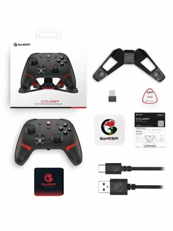 Геймпад GameSir Cyclone 2 черный + подставка