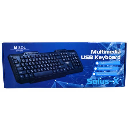 Клавиатура проводная MSol Solus-X Multimedia