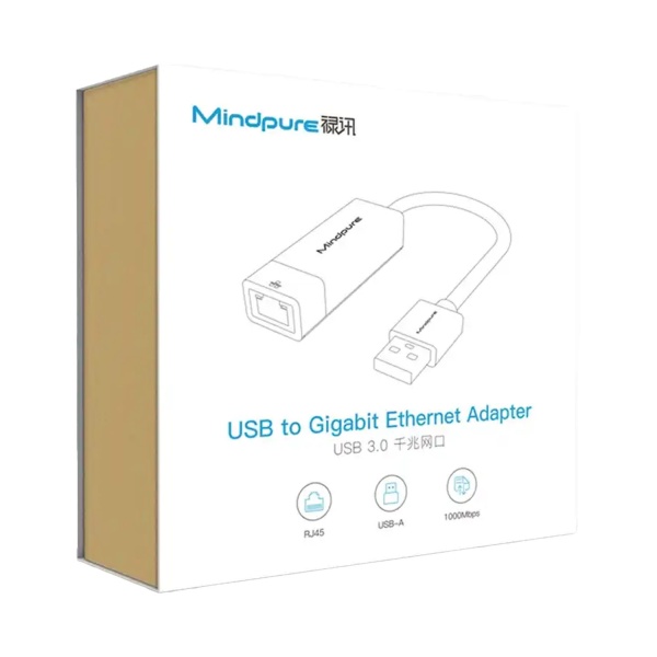 Сетевая карта USB 3.0, Mindpure LX10388, 1000 Мбит/с