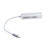 Сетевая карта TypeC + USB 3.0 HUB 3-порта, алюминий