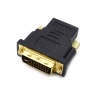 Переходник HDMI F - DVI-I M (24+5), металл