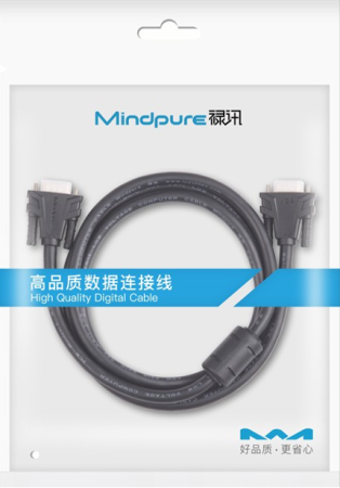 Кабель VGA M - VGA M, Mindpure VG002, LX10073 3+6