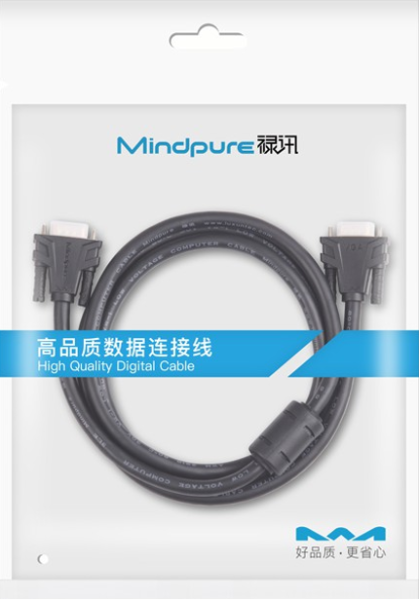 Кабель VGA M - VGA M, Mindpure VG002, LX10073 3+6