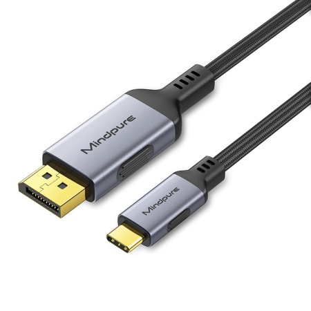 Кабель USB Type C - DP Mindpure, AD054, LX10718, 8K 60Hz, 1.2 м