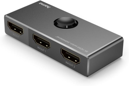 HDMI-коммутатор Hama AB-TD01 8K, 2 режима