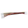 Кабель переходник Molex M - Molex F x2, 20см