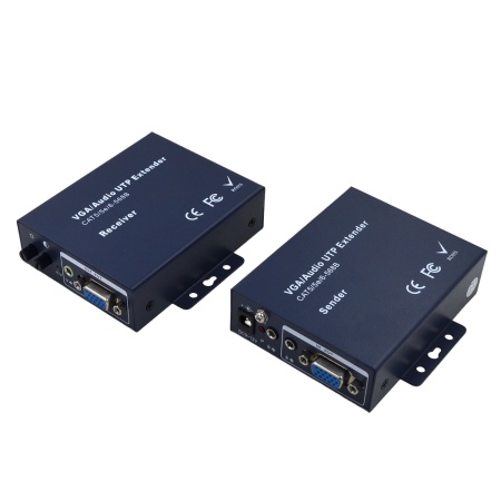 Удлинитель VGA, до 300 м, патч корд Cat6, чип AD8123