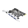 Сетевая карта Edup EP-9618, PCI-E, 1000 Мбит/с + 3 x USB 3.0