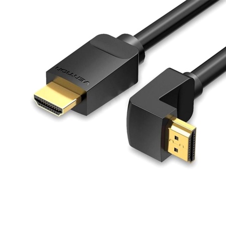 Кабель HDMI M - HDMI M, Vention AAQB-series, Г - образный