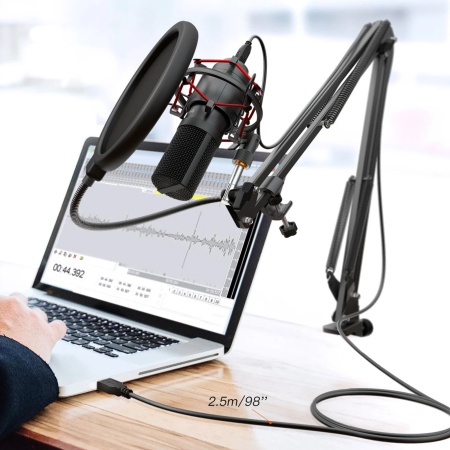 Микрофон в комплекте Fifine T732 Kit, USB