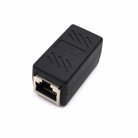 Соединитель сетевой, RJ45 F - RJ45 F, экранированный