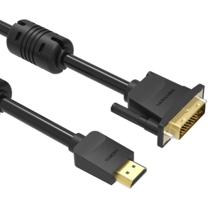Кабель HDMI M - DVI-D M Vention ABFB-series Кабель HDMI M - DVI-D M Vention ABFB-series