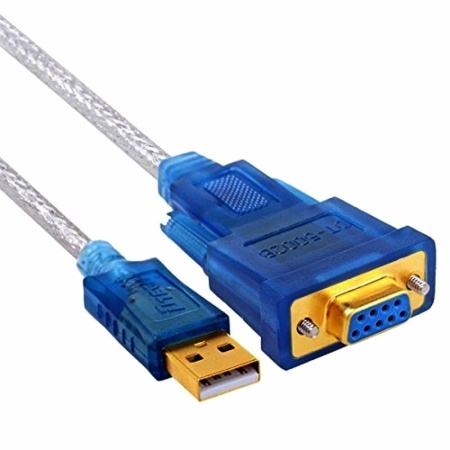 Переходник Dtech DT-5002B, USB A - COM(RS232)
